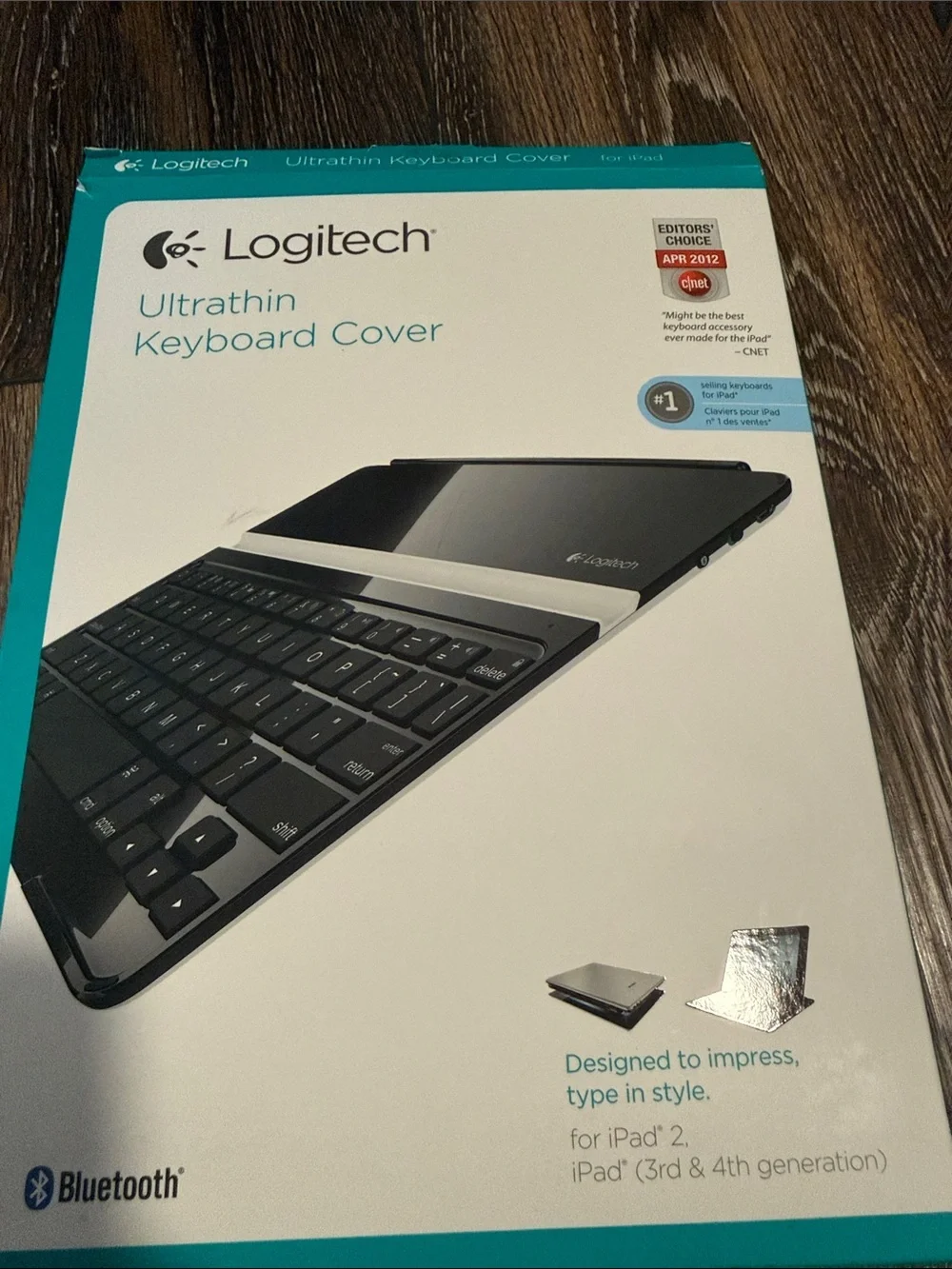 Logitech Ultrathin Keyboard Cover - Black with Silver Accent